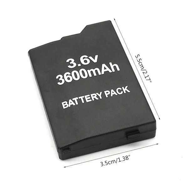 Bärbar Spelkontroll Batteri 3.6V 3600mah för PSP 2000 för PSP 3000