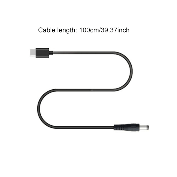65W USB C PD Laddare 8-i-1 USB C PD till 12V 3.5/4.0/4.8/5.5mm Strömförsörjningskabel för LED-remsa Router