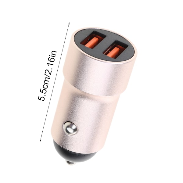 USB Billaddare DC5V 3.4A Utgång Snabb Laddningsadapter null - Gold