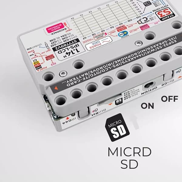 Cardputer Bærbar Computer StampS3 Udviklingskort 56-tasters Tastaturer til Display Operationel Anvendelse