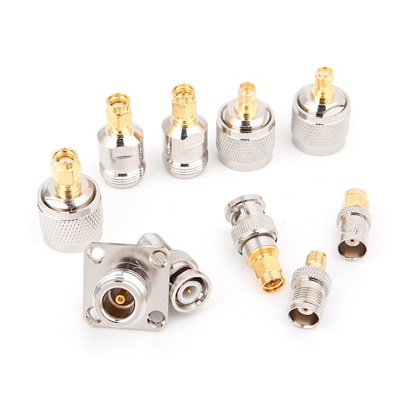 20-pack N-typ BNC TNC SMA RF-kontakt Adapter Kit Testkonverterare