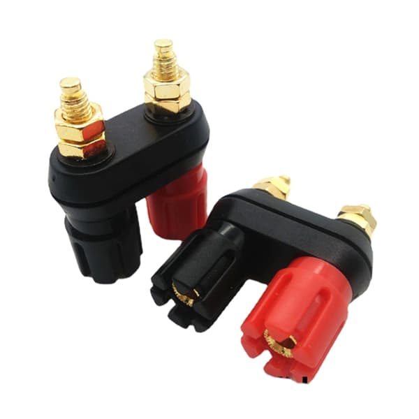 1PC Bananstik Jack Socket Par Terminal Binding Post Højttaler DIY Stik 5 pack