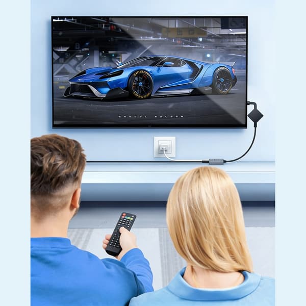 USB C til RJ45 Dongle 100 Mbps med ladefunksjon for forretningsreiser