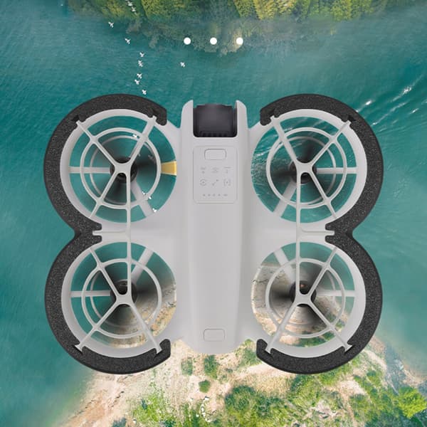 Set med 2st Propellerskydd Bumper Ringar Skydd för UAV Lättvikt Gray