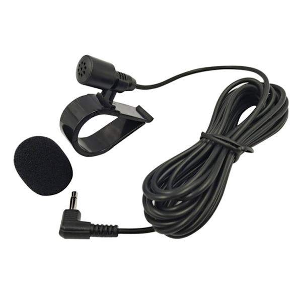 Uppgraderad bilmikrofon med 3m/9,8ft kabel Plug & Play - Stereo extern bilmikrofon