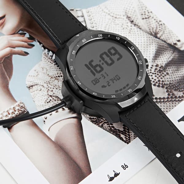 Laddningsbas för TicWatch Pro USB-laddningssladd Laddningskabel Strömadapter