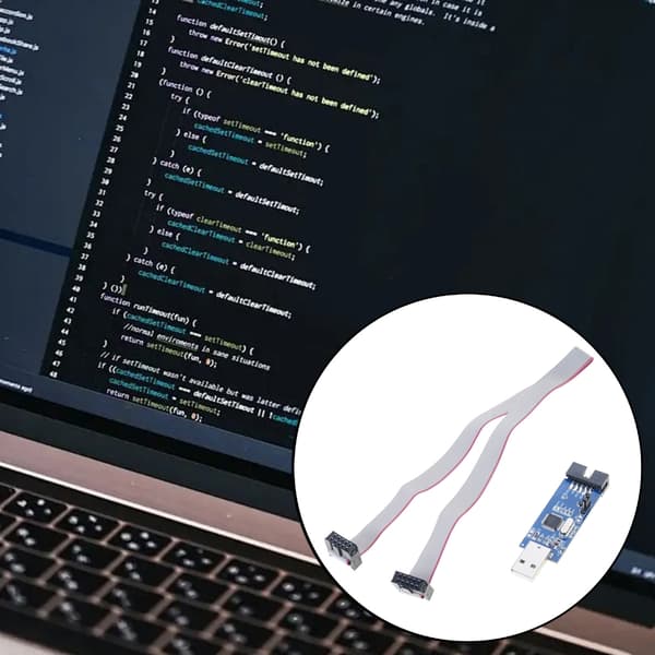 Asps Programmer Microcontroller Opgraderingsværktøj 10Pin til 10Pin Adaptere USB-port 1 set