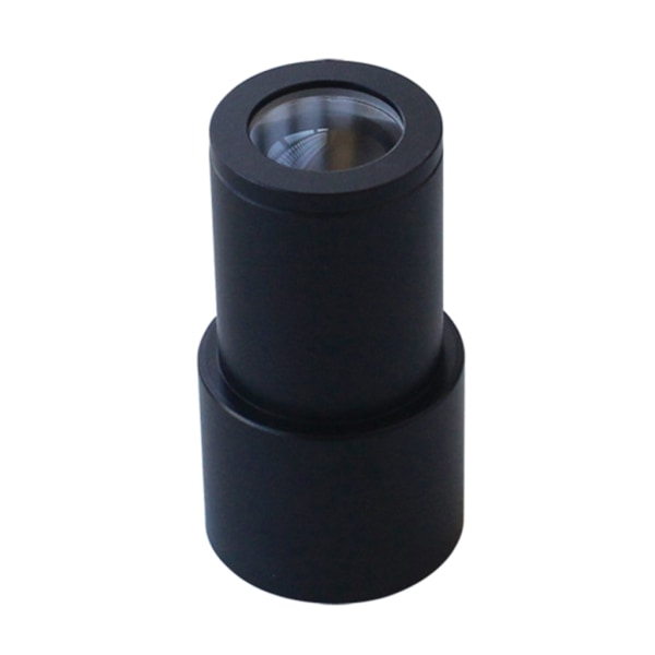 Helmetall aluminium 2X Barlow-linsmikroskoptillbehör för 23,2 mm-monterad port biologiskt mikroskop optisk glaslins