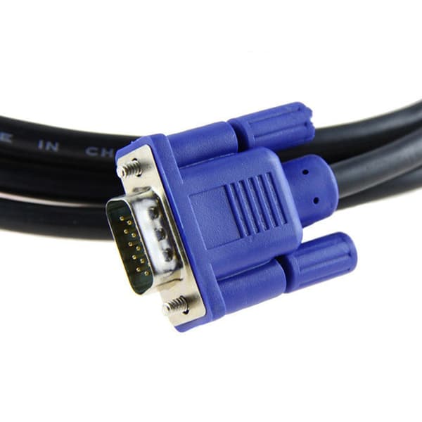 VGA-kabel VGA han til han forlængerkabel til pc-skærme projektorforbindelse 3m