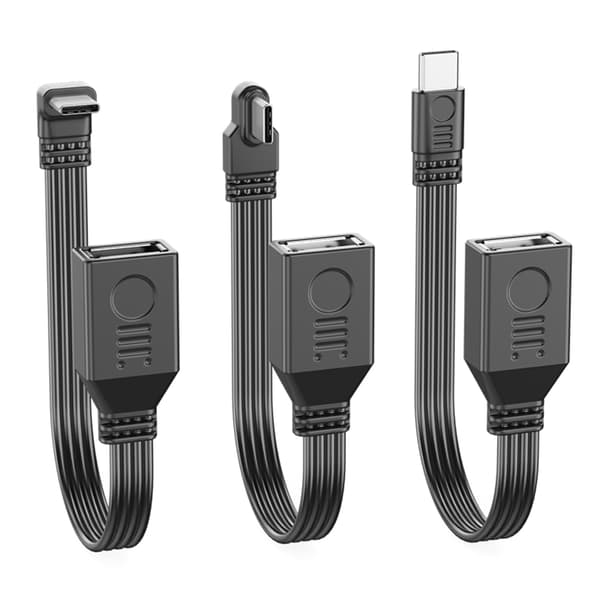 USB C - USB 2.0 -sovitin USB-sovitin OTG-kaapeli USB C -uros - USB-naaras OTG 1m Bend up down case