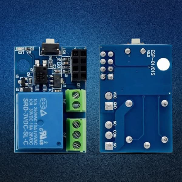 ESP8266 Basert ESP01S Relémodul med Android-appstøtte for IoT-hjemmeautomatiseringssystemer Mobil enhetsintegrasjon null - ESP 01S