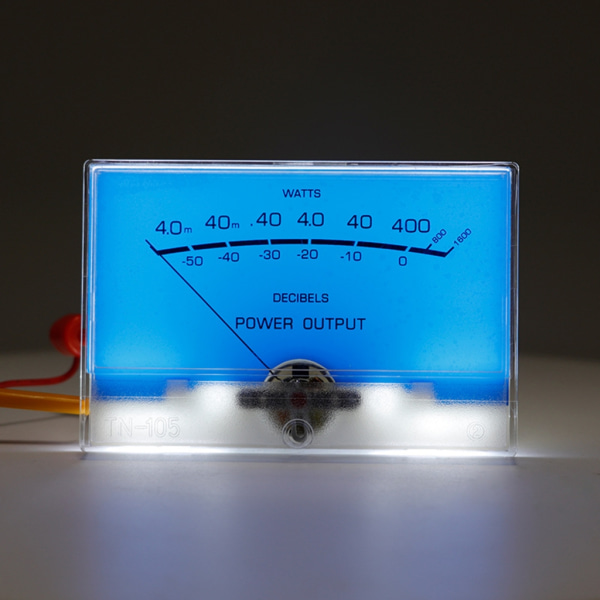 Ljudenhet cykel Högprecisions VU-amperemeter DB-mätare med glödlampa Power Mekanisk plattmätare med bakgrundsbelysning