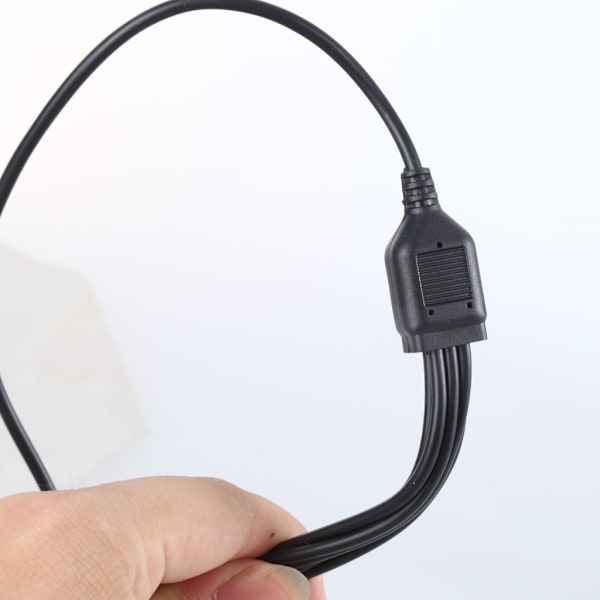 Multi Opladningskabel Strømkabel USB til 3xUSB 5Pin 3xType C til Gadgets 1.5m