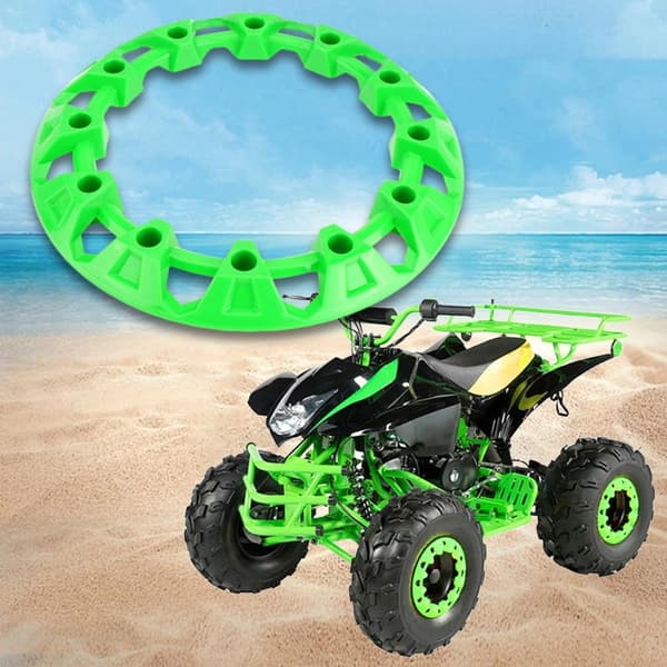 ATV Fälgskydd Navskydd Däckskydd för Strandbilar Lätt att Installera Black 8 inches
