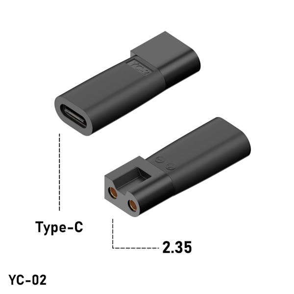 6-pack Typ-C Laddare Adapter Rakning Ström Adapter för Elektrisk Hårtrimmer Skäggtrimmer, Rakapparater, Skönhetsinstrument