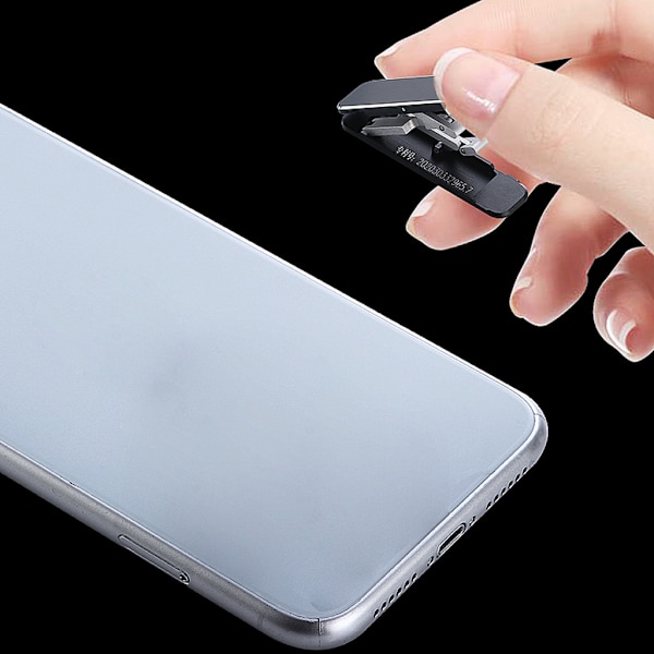 Skrivbordshållare Mobiltelefonhållare Fällbart stativ för mobiltelefon Gray
