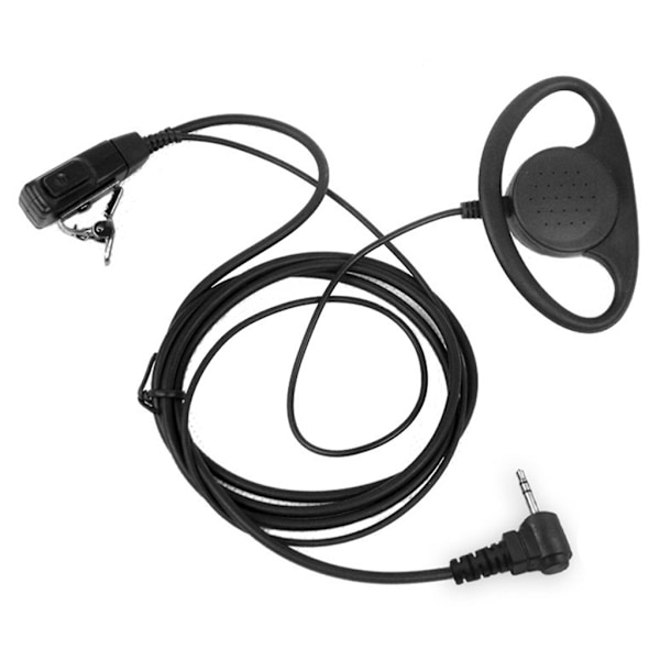 D-typ Hörlursheadset PTT-mikrofon för Talkabout Walkie Talkie 2,5 mm 1-stifts