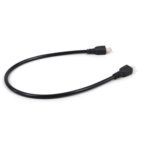 25 cm Micro USB uros-Micro USB uros -johto Sync OTG latausdatakaapeli puhelin Black
