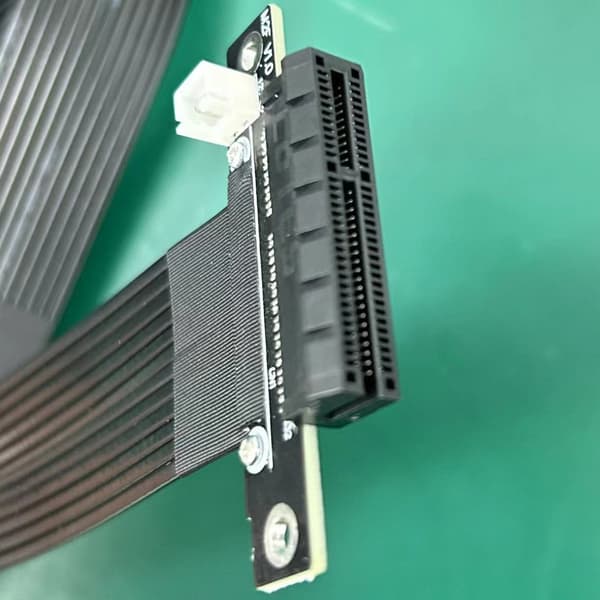 PCIe M.2 NVME-adapter förlängningskabel 64 Gbps snabb hastighet flexibel kabel 5cm - M42UL