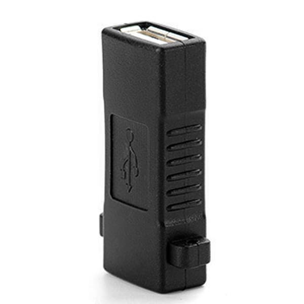 USB Hun til Hun Adapter 2.0 3.0 Hun Til Hun Sokkel Panelmonteringsadapter White