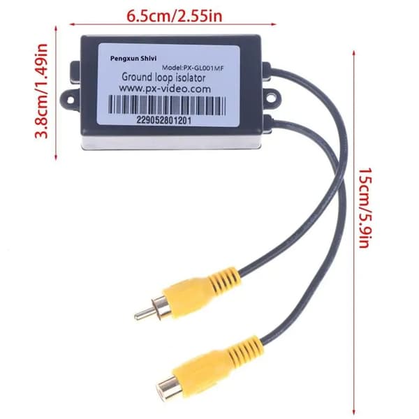 Videoisolator Fordonsvideostabilisator för tydlig skärmutgång