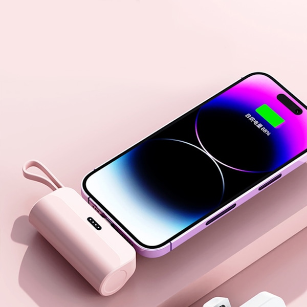 Typ C Snabbladdande Powerbanks Nödsituationer Externt Batteri Utan Batteri Green