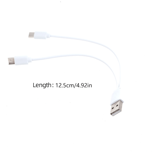 USB A Hane till Typ C Hane Splitter Laddningskabel 2/4 Portars Laddningskabel Snabbladdningssladd för Telefon Hörlurar