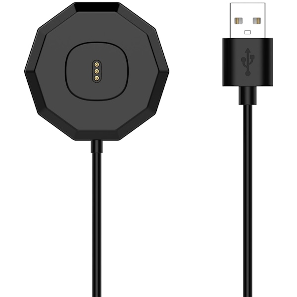 USB 3-Pin Magnetisk Laddningsdocka Bas USB Laddningskabel för Laifen Tandborste Black