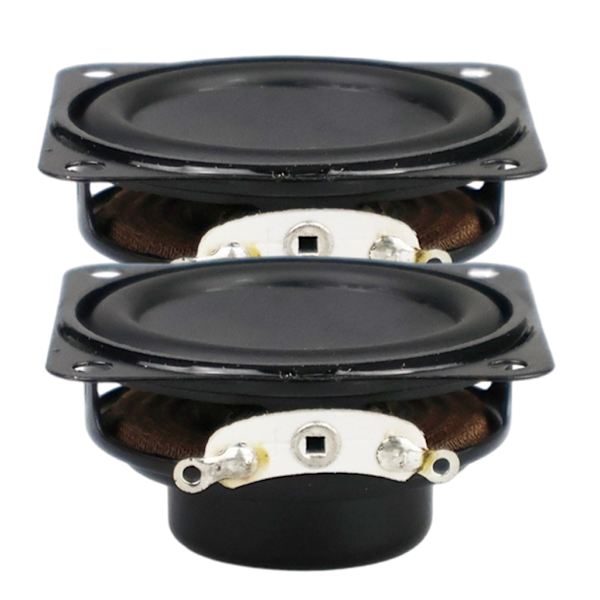 2 st 40mm 4Ohm 3W Subwoofer Multimedia Bärbara Högtalare Ljudförstärkare Högtalare Inre Magnetisk Gummi Sido Högtalare