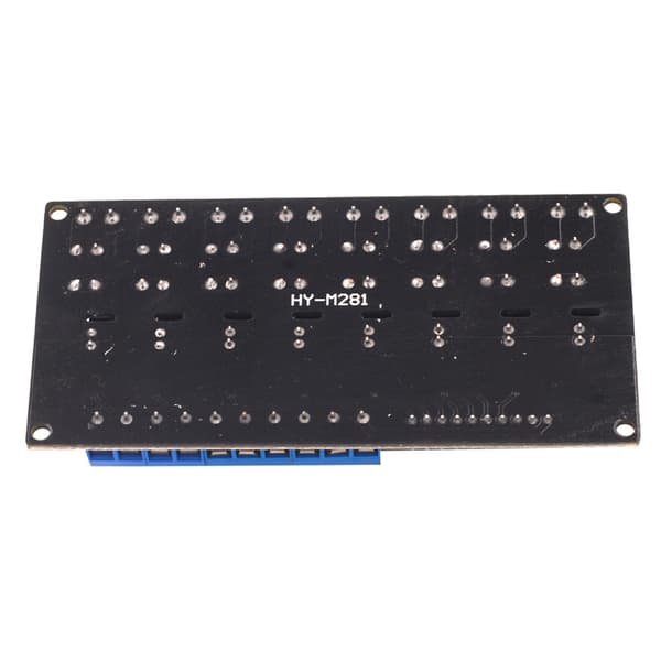 8-kanals solid state-relémodulkort PLC-driver DC5V 12V 24V høyt lavt nivå 24V High level