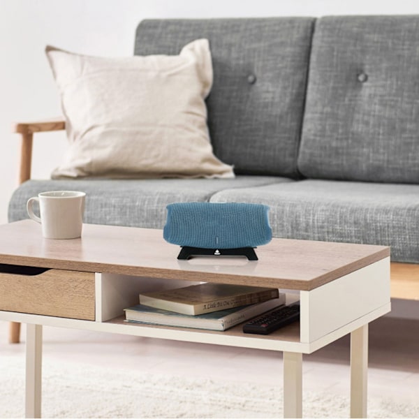 Platsbesparande skrivbordsställ Akryl skrivbordsfäste för Charge 5 Smart Speaker