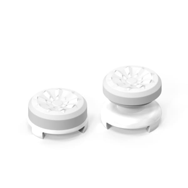 Ergonomisk Designet Tommelfingergreb Joystick Cover til P4/P5 Spilcontroller Reparation White