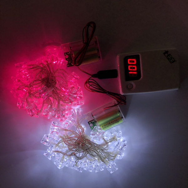 1 i 2 AA Batterieliminator EU Strömförsörjning 1.5V 3V 4.5V 6V för Walkie Talkie