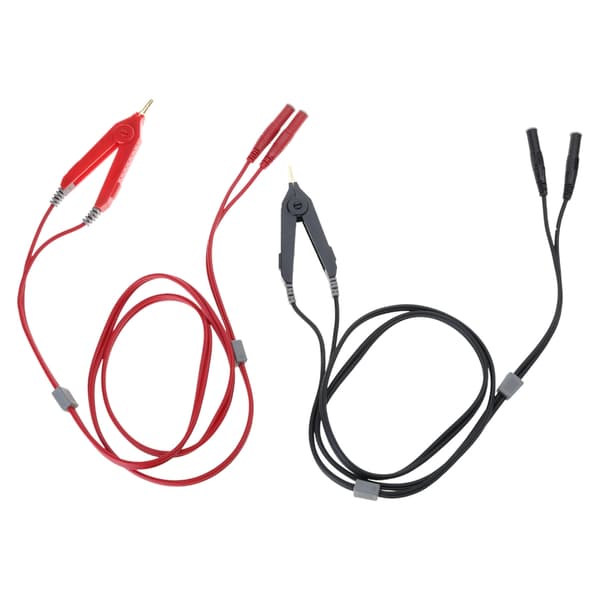 Sett med 2 testledninger for effektiv lavresistans testing i trange rom
