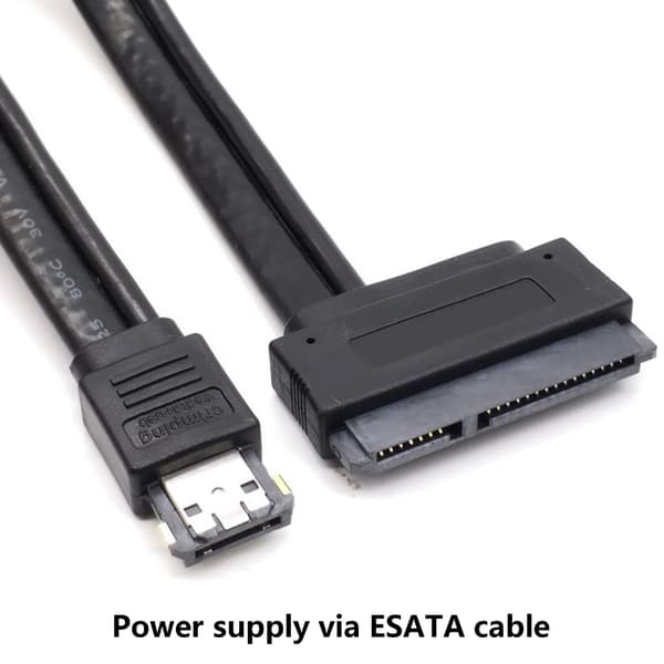 To Spændinger SATA til Power Over ESATA Interface Kort, Tilslut SATA Enheder Problemfrit