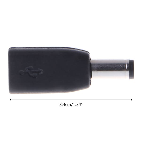 DC 5.5x2.1mm Hanstik til Micro USB Hunstik Adapter Opladningskonverter