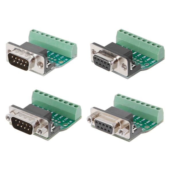 DB9 Han/Hun D-SUB Adapterplade Stik RS232 Seriel Til Terminalkort Sig Mal e