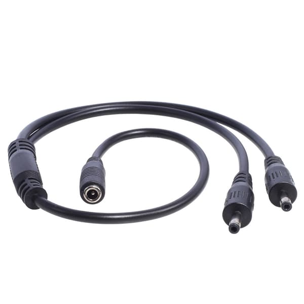 3,5 mm x 1,35 mm DC-fatplugg-splitteradapterkabel for ansiktsrensere LED null - One point two