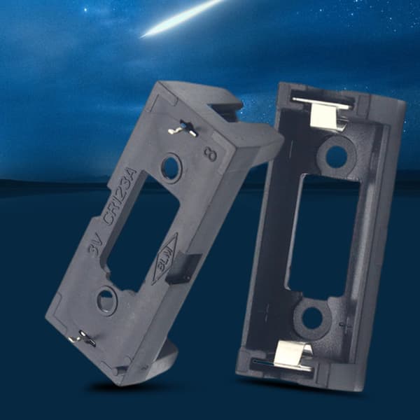 2 STK CR123A 16340 LIR123A Batteriholder 3V Opbevaringsboks til PCB Loddemontering