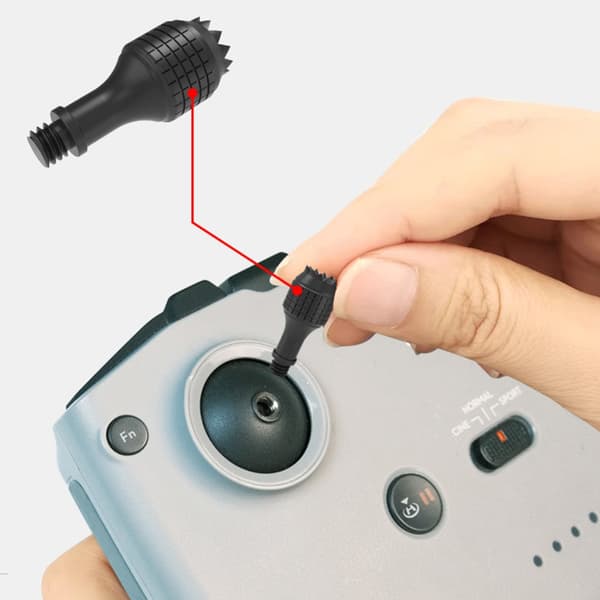 2 stk./sæt udskiftningspinde til Mini 4 professionelle controllere skridsikkert greb Black RC RC 2