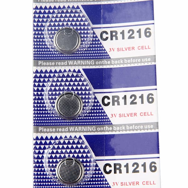5 st CR1216 Knappcellsbatterier för Klockor Elektronik