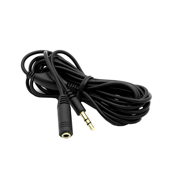 3,5 mm Han till 3,5 mm Hon Adapter 3 meter Dator Kabel med Volymkontroll