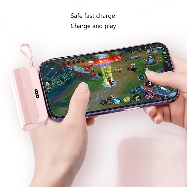 Typ C Snabbladdande Powerbanks Nödsituationer Externt Batteri Utan Batteri Green
