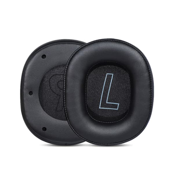 1 par erstatningsmyke øreputer for HECATE G2 hodesett null - Black L R