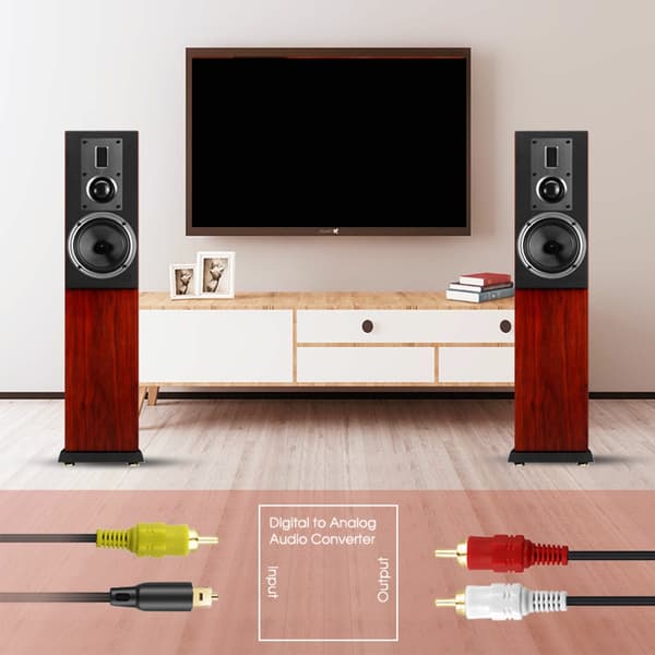 Holdbar 192kHz Digital til Analog Lydkonvertere Til TV Bluray Computere