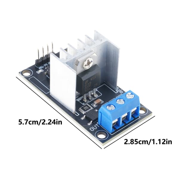 8A 3.3V/5V Laststrøm Dimmer Modul Sikkerhetslys Dimmer Modul 1 Kanal 3.3V/5V 8A-400V Lys Dimmer Modul