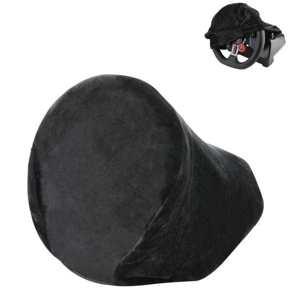 Støvhætte til rat 29x41cm Gaming Tilbehør Sort