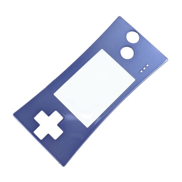 Erstatningsfrontkabinet til skal til etui til Game Boy Micro til GBM-spilkonsol Front Faceplate Cover til etui Repa Gold