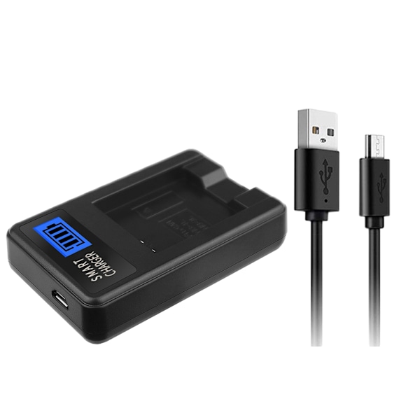 Praktisk NB4L LCD-skärm USB-laddare för 50 55 60 65 80 Kamerabatterier