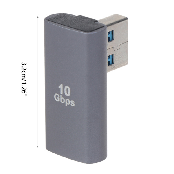 USB til USB A Adapter USB Hun til USB Han Albue Konverter til Laptop Tablet
